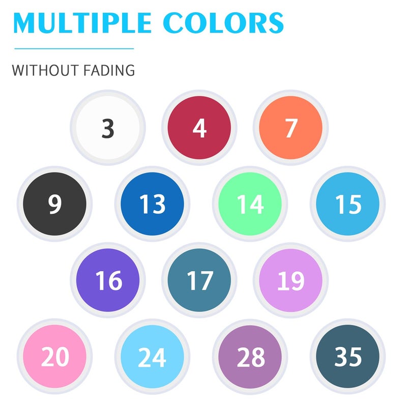 ANNWAH Dental Colorful Orthodontic Braces Rubber Chains,Dental Rubber Chains for Braces Power Chains for Orthodontic Treatment(Short,Blue 15) - Image 3